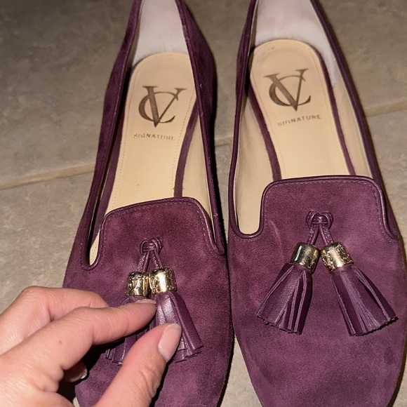 Vince Camuto leather and suede tassel loafer - Picture 8 of 11